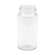 Frasco, 43/400, 100 ml, con tapa de rosca, transparente, espumador, PET