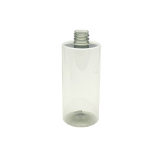 Frasco, 28/410, 500 ml, con tapa de rosca, transparente, redonda, de rPET.