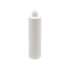 Frasco, 24/410, 250 ml, con tapa de rosca, blanca, tubular - HDPE Frasco, 24/410, 250 ml, con tapa de rosca, blanca, tubular - HDPE