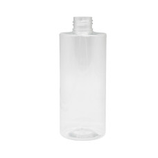 Frasco, 24/410, 250 ml, con rosca, transparente, tubular, PET Frasco, 24/410, 250 ml, con rosca, transparente, tubular, PET