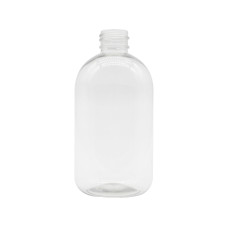 Frasco, 24/410, 250 ml, con tapa de rosca, transparente, redonda, 30% rPET Frasco, 24/410, 250 ml, con tapa de rosca, transparente, redonda, 30% rPET