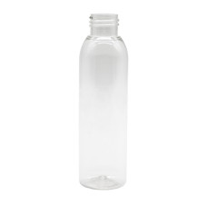 Frasco, 24/410, 125 ml, rosca, transparente, cilíndrica, redonda, PET