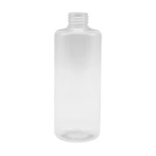 Frasco, 24/410, 250 ml, con tapa de rosca, transparente, tubular, PET Frasco, 24/410, 250 ml, con tapa de rosca, transparente, tubular, PET