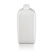 Frasco, 28/410, 1000 ml, con rosca, blanca, PE - RAYADA Frasco, 28/410, 1000 ml, con rosca, blanca, PE - RAYADA