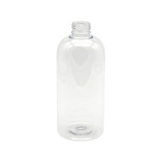 Frasco, 28/410, 500 ml, transparente, con tapa de rosca, PET, con cuello para bebidas - ROUNDY